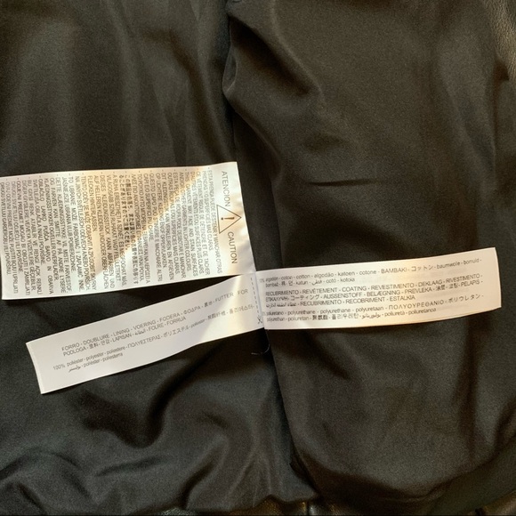 Zara Faux Leather Jacket NWOT - Picture 12 of 13